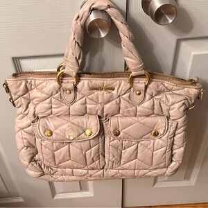 Vintage quilted Miu Miu bag